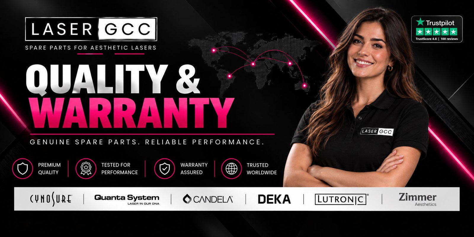 Quality and warranty. Genuine spare parts, reliable performance